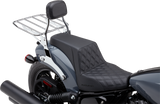 COBRA Detachable Backrest - Mini - Chrome - Chieftain 502-2012