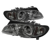 Spyder BMW E46 3-Series 02-05 4DR Projector Headlights 1PC LED Halo Smke PRO-YD-BMWE4602-4D-AM-SM 5042422