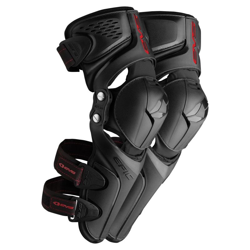 EVS Epic Knee Pad CE Black Pair Small/Medium KG21EK-BK-S/M