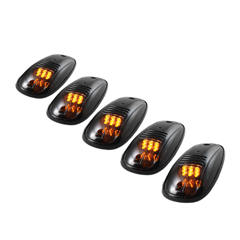 Xtune 5 pcs Roof Cab Marker Parking Running Lights Smoked ACC-011 5028198