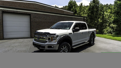 AVS 15-18 Ford F-150 Aeroskin Low Profile Acrylic Hood Shield - Smoke 322096