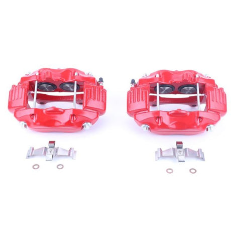 Power Stop 05-10 Chrysler 300 Front Red Calipers w/o Brackets - Pair S5086