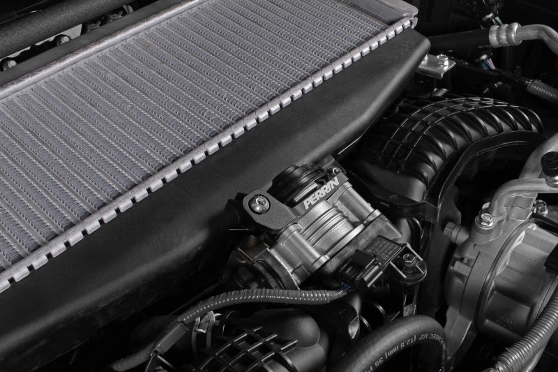 Perrin 2022+ Subaru WRX/19-23 Ascent/Legacy/Outback Top Mount Intercooler Bracket - Black PSP-ITR-331BK