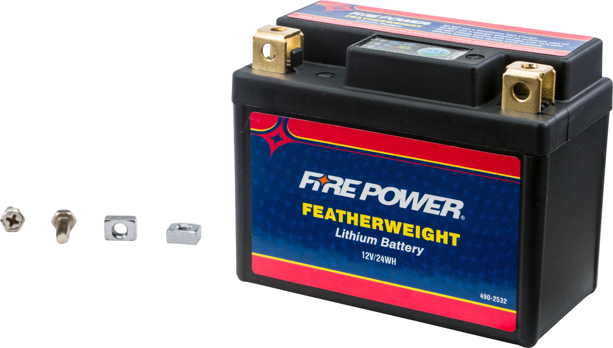 FIRE POWER Featherweight Lithium Battery 130 Cca Lfp03-Fp-Il 12v/24wh LFP03-FP-IL