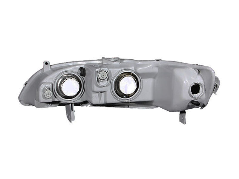 ANZO 1998-2002 Honda Accord Crystal Headlights Black 121052