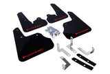 Rally Armor 12+ Subaru Impreza 5dr Hatch/4dr Sedan UR Black Mud Flap w/ Red Logo MF22-UR-BLK/RD