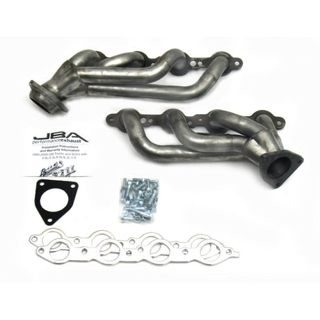 JBA 02-13 GM Truck 4.8L/5.3L LS Raw 409 Cat4Ward Header 1850S-2