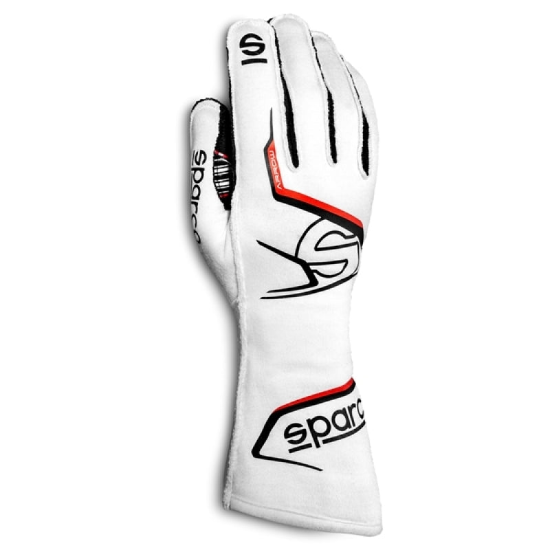 Sparco Gloves Arrow Kart 10 WHT/BLK 00255710BINR