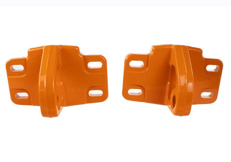 Ford Racing 2021+ Bronco Front Bumper Tow Hooks - Orange (Pair) M-18954-BO