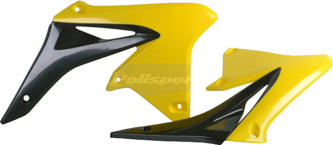 POLISPORT Radiator Shroud Black/Yellow 8413600003