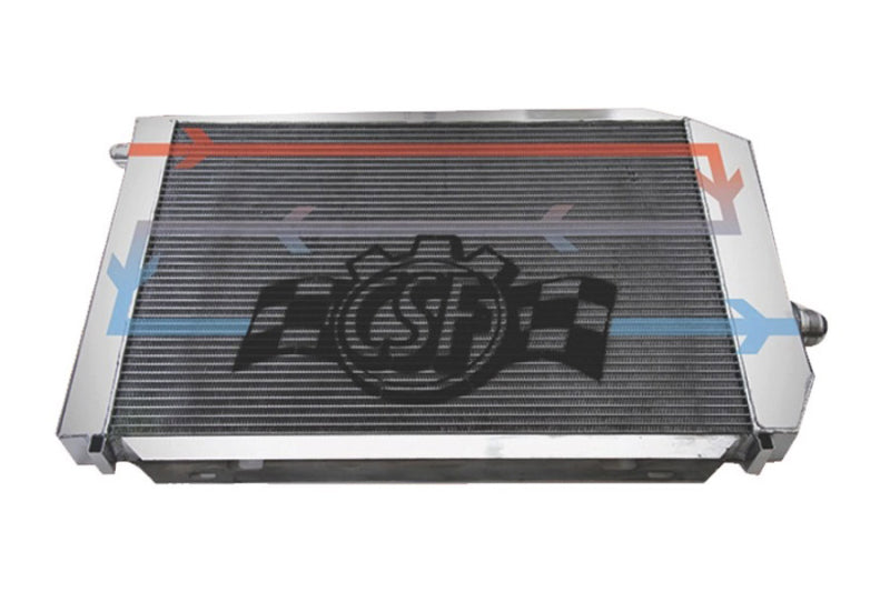 CSF BMW B58/B48 Front Mount Triple-Pass Heat Exchanger w/Rock Guard - Black 8131B