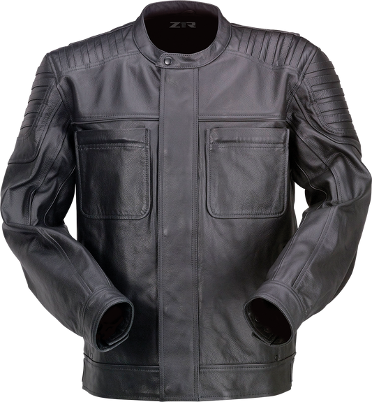 Z1R Widower Leather Jacket - Black - 4XL 2810-3975
