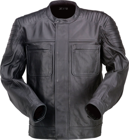 Z1R Widower Leather Jacket - Black - XL 2810-3972