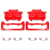 Power Stop 05-11 Chrysler 300 Front Red Calipers w/Brackets - Pair S5016