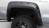 Bushwacker 15-18 GMC Sierra 2500 HD Boss Pocket Style Flares 2pc - Black 40118-02