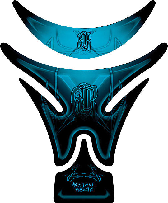 RASCAL GRAFIK Tank Pad Kaw Zx6r '09 Blu RA36594