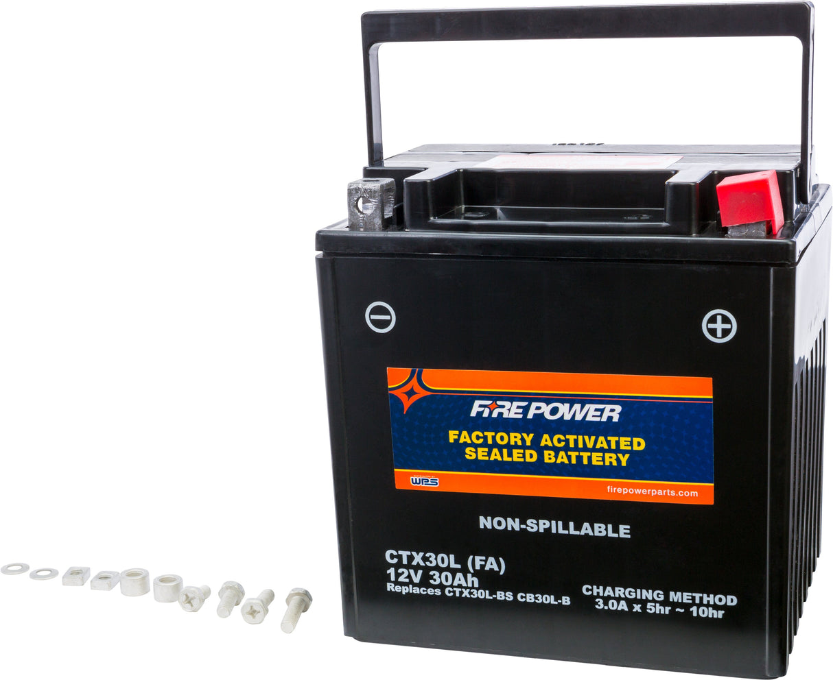 FIRE POWER Battery Ctx30l Sealed Factory Activated CTX30L-BS(FA)