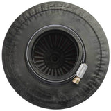 AEM Dryflow Air Filter - Round Tapered 6in Base OD x 5in Top OD x 5.5in H x 2.5in Flange ID 21-201D-XK
