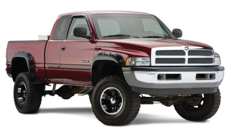 Bushwacker 94-01 Dodge Ram 1500 Fleetside Pocket Style Flares 4pc 78.0/96.0in Bed - Black 50908-02
