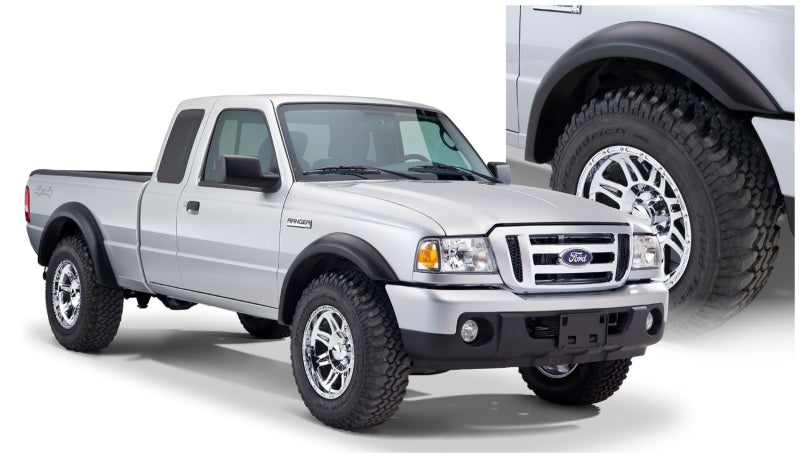 Bushwacker 93-11 Ford Ranger Styleside Extend-A-Fender Style Flares 4pc 72.0/84.0in Bed - Black 21910-01