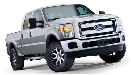 Bushwacker 11-16 Ford F-250 Super Duty Styleside Pocket Style Flares 4pc 98.0/81.8in Bed - Black 20931-02