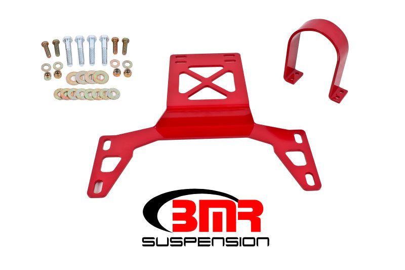 BMR 07-14 Shelby GT500 Front Driveshaft Safety Loop - Red DSL020R