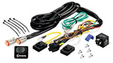 KC HiLiTES Wiring Harness w/40 AMP Relay & LED Rocker Switch (Up to 2 - 130w Lights) 6315