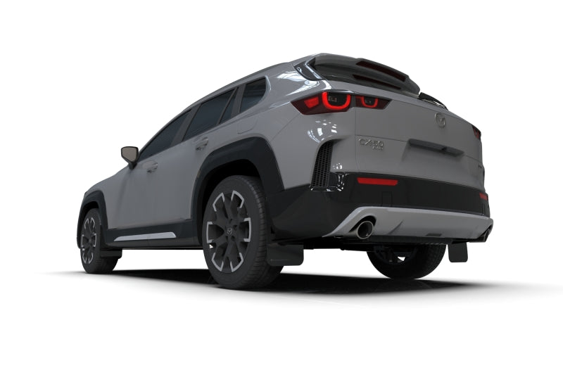 Rally Armor - 2024 Mazda CX-50 Black UR Mud Flap W/Red Logo (Will Not Fit CX-5) MF107-UR-BLK-RD
