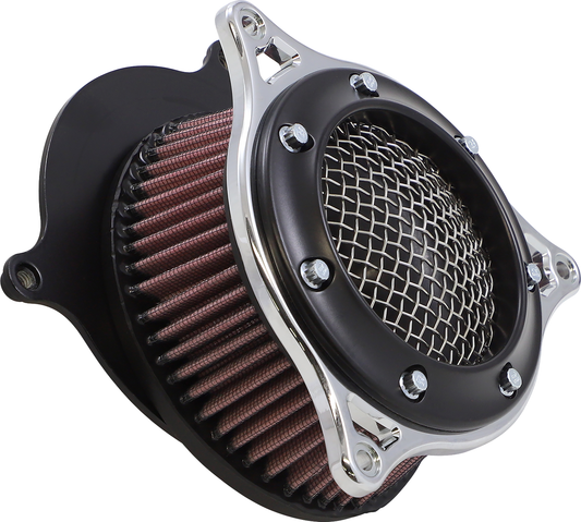 COBRA RPT Air Cleaner - Black/Chrome 606-0102-05BCSB