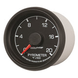 Autometer Factory Match Ford 52.4mm Full Sweep Electronic 0-2000 Deg F EGT/Pyrometer Gauge 8445