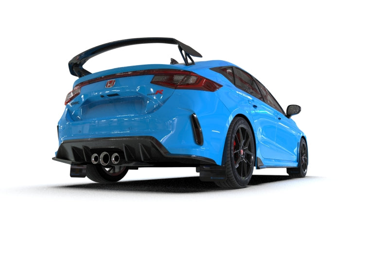 Rally Armor 2023+ Honda Civic Type R Black Mud Flap Red Logo MF97-UR-BLK-RD