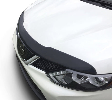 AVS 14-18 Nissan Rogue (Excl. Sport Model) Aeroskin Low Profile Acrylic Hood Shield - Smoke 322148