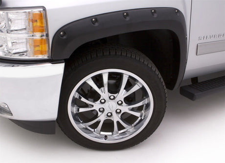 Lund 07-13 Chevy Silverado 1500 RX-Rivet Textured Elite Series Fender Flares - Black (4 Pc.) RX106T
