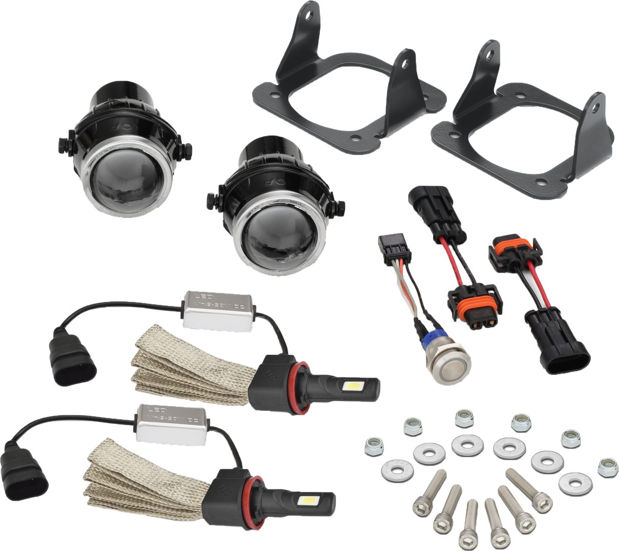 SHOW CHROME (new) Led Fog Light Kit Can 41-303A