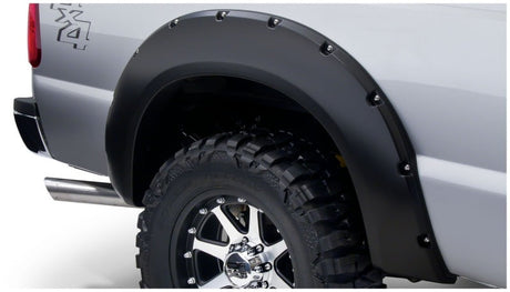 Bushwacker 11-16 Ford F-250 Super Duty Styleside Pocket Style Flares 4pc 98.0/81.8in Bed - Black 20931-02