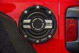 DV8 Offroad 2018+ Jeep JL Aluminum Fuel Door for 20-Pres Wrangler D-JL-190004-MIL