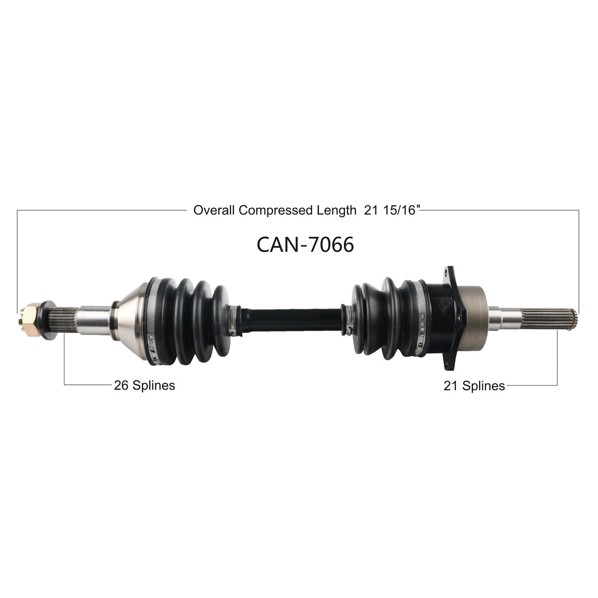 OPEN TRAILOe 2.0 Axle Front RightCAN-7066