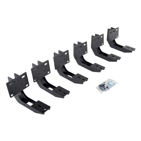 Go Rhino 19-22 Ram 1500 Crew Cab 4DR Mounting Brackets (V-Series V3/RB10 Slim/RB20 Slim) - Tex. Blk 6943066