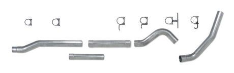Diamond Eye KIT 4in CB MFLR RPLCMENT PIPE SGL AL: 03-07 FORD 6.0L F250/F350 (Extended Cab Only) K4338A-RP