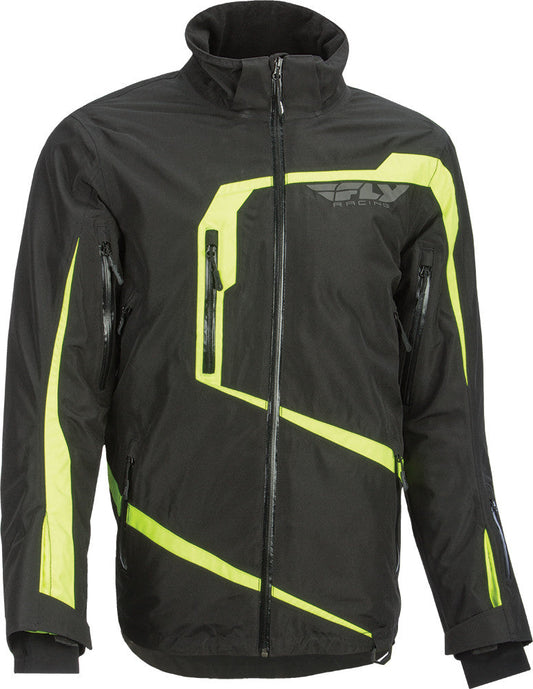 FLY RACING Carbon Jacket Black/Hi-Vis S #6152 470-4039S