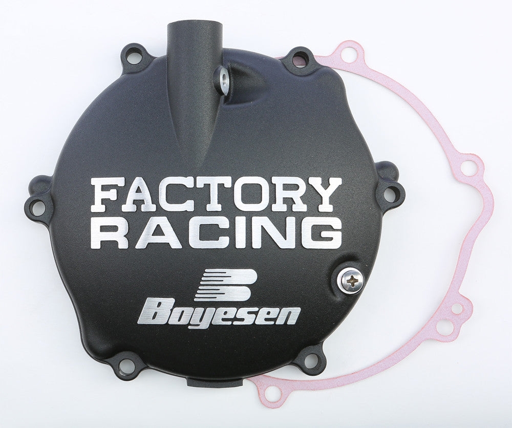 BOYESEN Factory Racing Clutch Cover Black CC-31B
