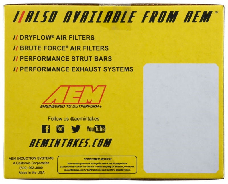 AEM C.A.S 18-19 Subaru Forester 2.5L F/I Cold Air Intake System 21-874C