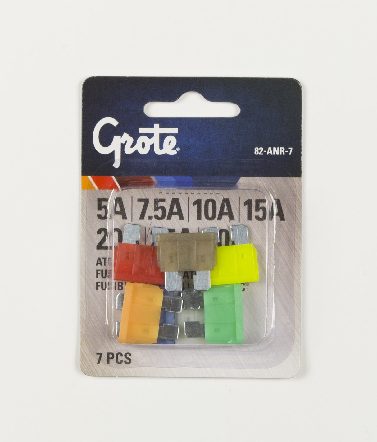 GROTE Atc Fuse Asmt 7/Pk 82-ANR-7