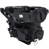 ANZO 2015-2017 Ford F-150 Projector Headlights w/ Plank Style Switchback Chrome w/ Amber 111358