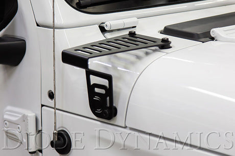 Diode Dynamics 18-21 Jeep JL Wrangler/Gladiator Cowl Mount LED Bracket Kit DD6089