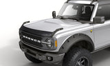 AVS 21-23 Ford Bronco(Excl Raptor) Aeroskin Low Profile Acrylic Hood Shield - Smoke 322183