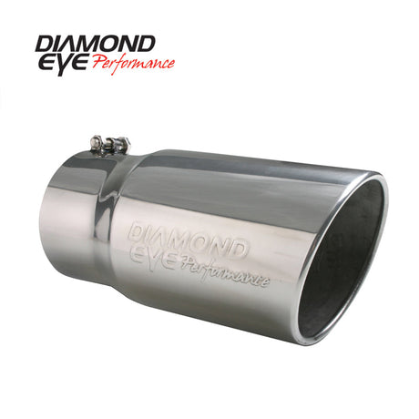 Diamond Eye TIP 5inX6inX12in BOLT-ON ROLLED-ANGLE 15-DEGREE ANGLE CUT: EMBOSSED DIAMOND EYE 5612BRA-DE