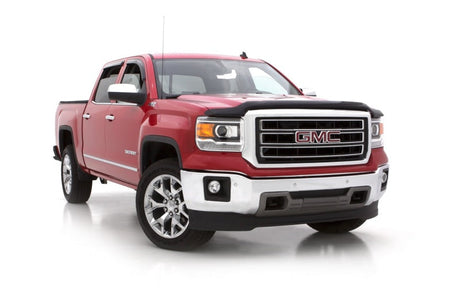 AVS 14-18 GMC Sierra 1500 High Profile Bugflector II Hood Shield - Smoke 25131