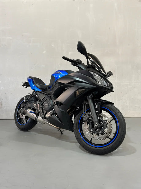 IN STOCK VANDEMON Kawasaki Z650 & Ninja 650 Vandemon Stainless Steel Exhaust System KAWANJA650SSBREXA VA-134