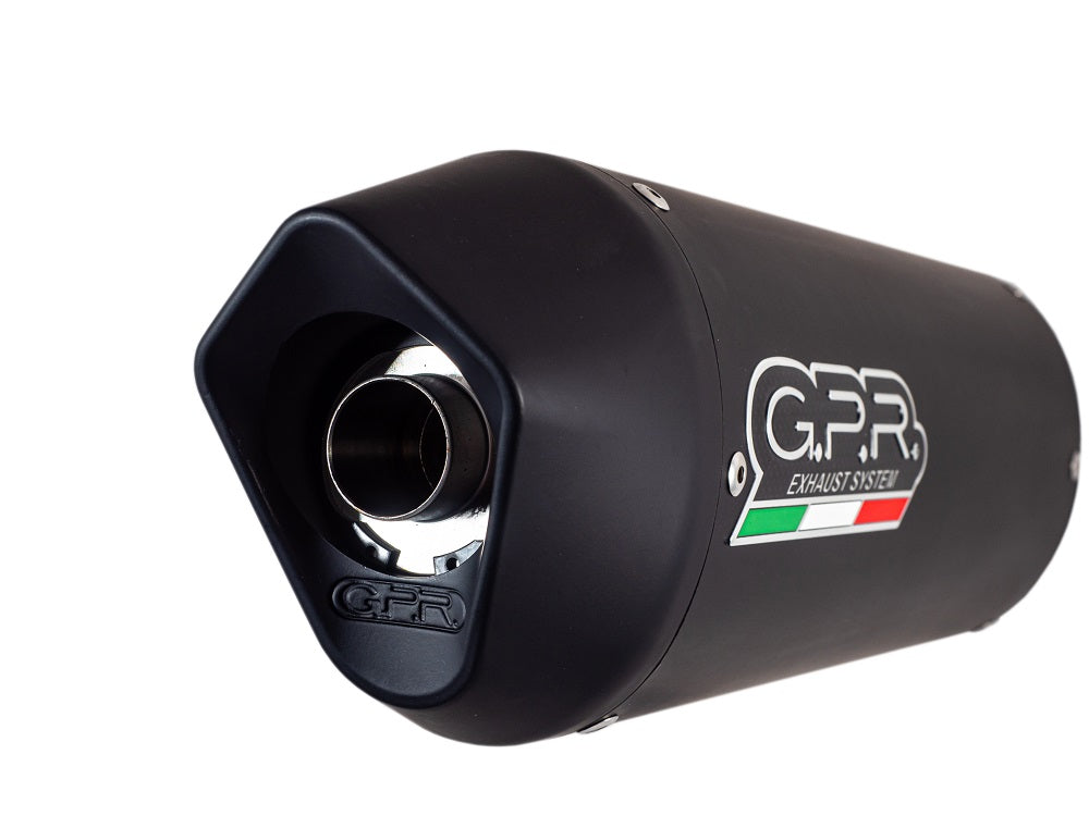 GPR Exhaust System Ducati Hypermotard 821 2013-2016, Furore Nero, Slip-on Exhaust Including Link Pipe  D.111.1.RACE.FUNE